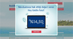 Desktop Screenshot of denizbank.com